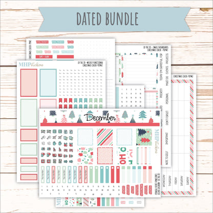 DECEMBER 2025 Stickers for The Jo Laurel Denise Planner (Formerly Pop-Up Planner) "Christmas Cheer" || POP