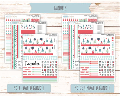 DECEMBER Stickers for the large Laurel Denise Rose Planner (Formerly Project Planner) "Christmas Cheer" || PP