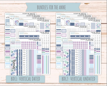 JANUARY 2026 Stickers for Large Nancy & Anne Planners (Formerly Original Size). For Laurel Denise Planners. "It's Cold Outside" || OG