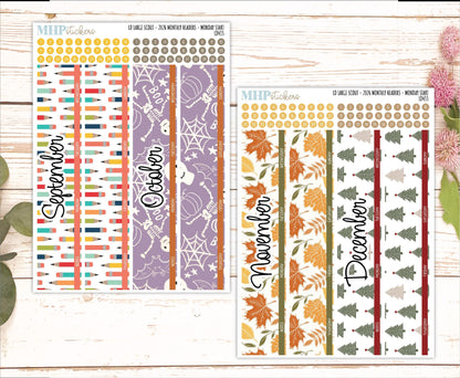 2026 Monthly Headers Set for Large Scout Planner (Portrait Planner). Laurel Denise Planners || LD433