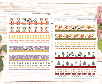 2026 Monthly Headers Set for The Small Scout Laurel Denise Planner || LD434