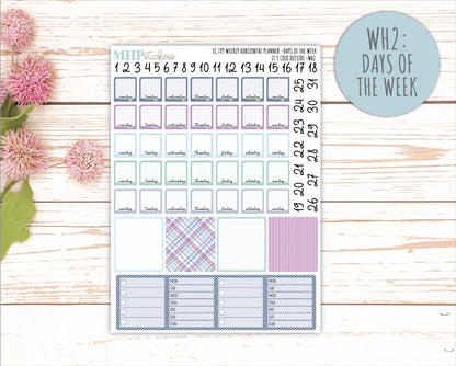 JANUARY Weekly Horizontal Planning Kit for 7x9 Erin Condren Planners. 2026 Collection "It's Cold Outside" || ECWH