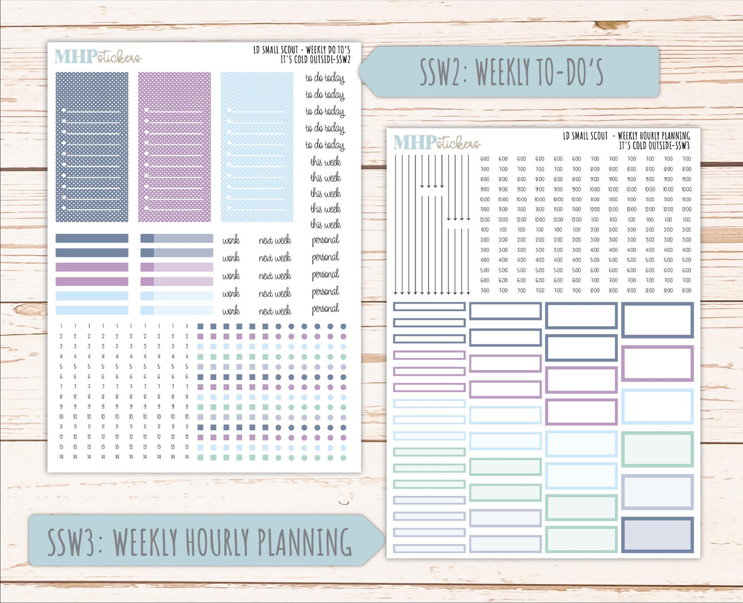 JANUARY 2026 Stickers for the Small Scout Planner. For Laurel Denise Planners. "It's Cold Outside" ||SS