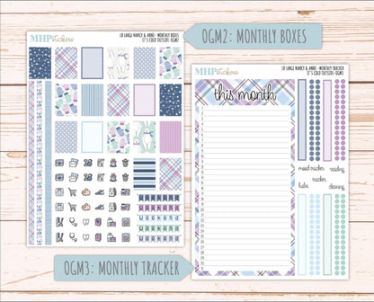 JANUARY 2026 Stickers for Large Nancy & Anne Planners (Formerly Original Size). For Laurel Denise Planners. "It's Cold Outside" || OG