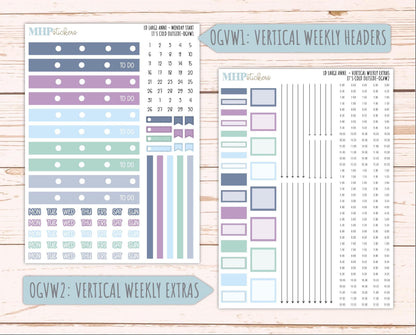 JANUARY 2026 Stickers for Large Nancy & Anne Planners (Formerly Original Size). For Laurel Denise Planners. "It's Cold Outside" || OG