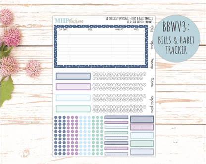 JANUARY 2026 Stickers for the Mae & Kristy Laurel Denise Planners (Book Bound Planner) "It's Cold Outside" || BB