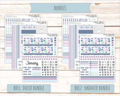 JANUARY 2026 Stickers for the Large Rose Planner (Formerly Project Planner). Laurel Denise. "It's Cold Outside" || PP