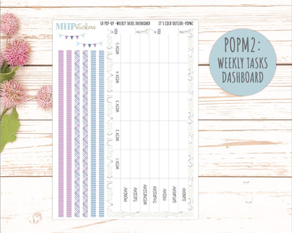 JANUARY 2026 Stickers for The Jo, Laurel Denise Planner (Formerly Pop-Up Planner) "It's Cold Outside" || POP