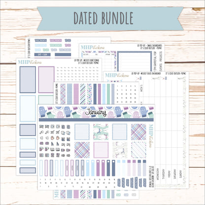 JANUARY 2026 Stickers for The Jo, Laurel Denise Planner (Formerly Pop-Up Planner) "It's Cold Outside" || POP