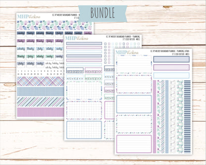 JANUARY Weekly Dashboard Kit for 7x9 Erin Condren Planners. 2026 Collection "It's Cold Outside" || ECWDS