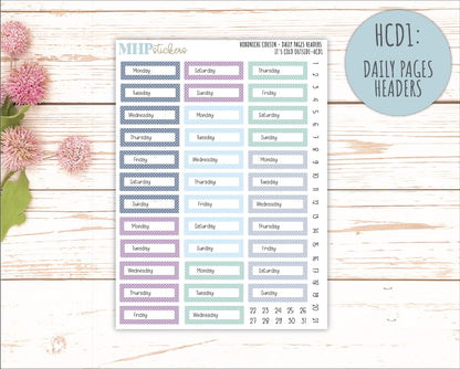 JANUARY 2026 Stickers for Hobonichi Cousin. A5 Planners "It's Cold Outside" || HCFC