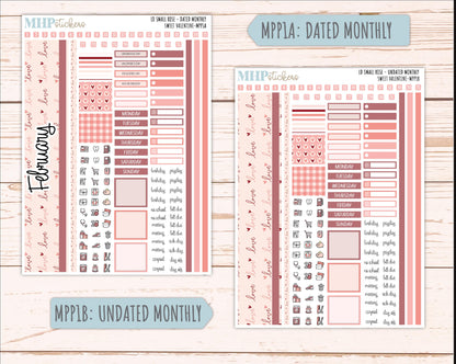 FEBRUARY 2026 Stickers for The Small Rose Laurel Denise Planner (Formerly Mini Project Planner) "Sweet Valentine" || MPP