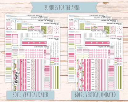 FEBRUARY 2026 Stickers for Large Nancy & Anne Planners (Formerly Original Size). For Laurel Denise Planners. "Fly" || OG