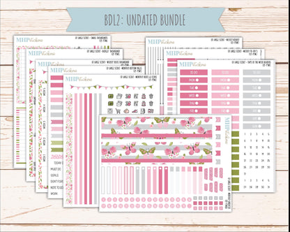 FEBRUARY 2026 Stickers for the Large Scout Planner (formerly Portrait Planner). For Laurel Denise Planners "Fly" ||PT