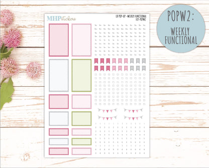 FEBRUARY 2026 Stickers for The Jo, Laurel Denise Planner (Formerly Pop-Up Planner) "Fly" || POP