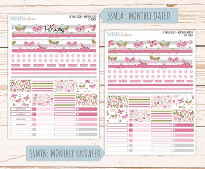 FEBRUARY 2026 Stickers for the Small Scout Planner. For Laurel Denise Planners. "Fly" ||SS