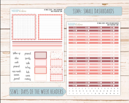FEBRUARY 2026 Stickers for the Small Scout Planner. For Laurel Denise Planners. "Sweet Valentine" ||SS