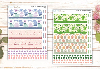 2026 Monthly Headers Set for the Large Rose Laurel Denise Planner (Formerly Project Planner) || LD438