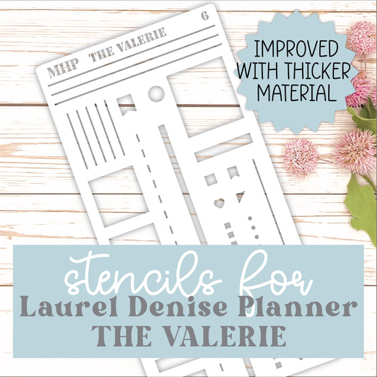 STENCIL #6 for Laurel Denise's Planner The Valerie (Formerly Teacher Planner) || STL