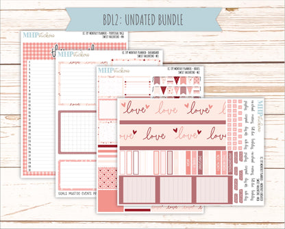 FEBRUARY Monthly Kit for 7x9 Erin Condren Planners. 2026 Collection "Sweet Valentine" || ECM