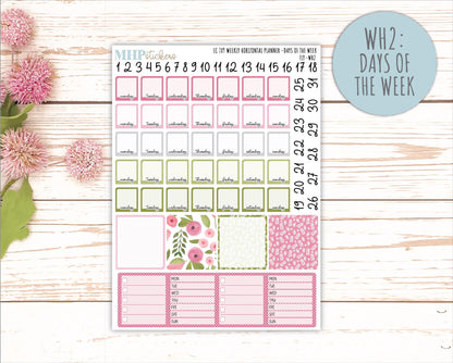 FEBRUARY Weekly Horizontal Planning Kit for 7x9 Erin Condren Planners. 2026 Collection "Fly" || ECWH