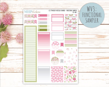FEBRUARY Weekly Vertical Kits for 7x9 Erin Condren Planners. 2026 Collection "Fly" || ECWV