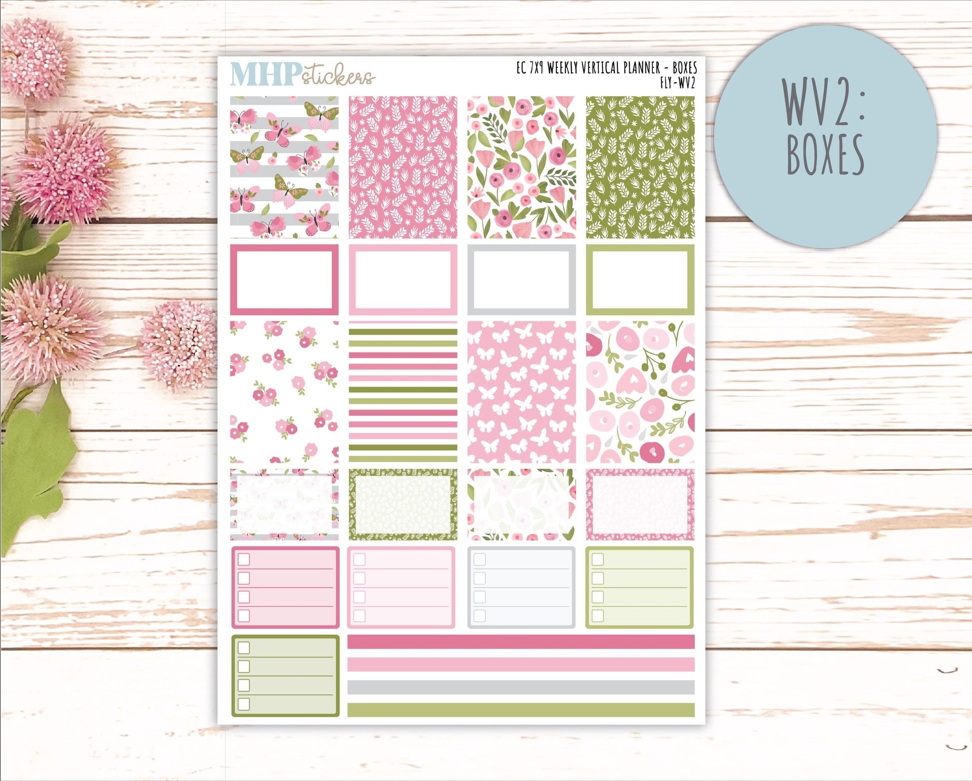 FEBRUARY Weekly Vertical Kits for 7x9 Erin Condren Planners. 2026 Collection "Fly" || ECWV