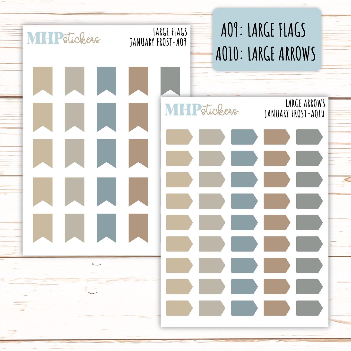 ADD-On's for Monthly Kits "January Frost" || AO-JF
