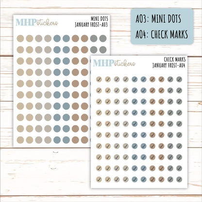 ADD-On's for Monthly Kits "January Frost" || AO-JF