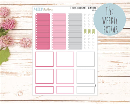 FEBRUARY Stickers for EC Teacher Lesson Planner. 2025 Collection "Fly" || ECT