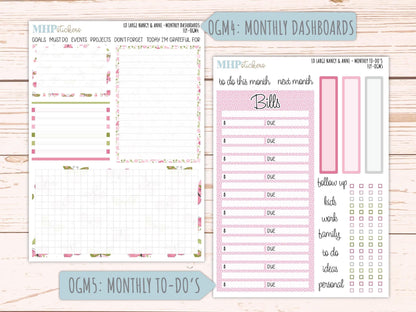 FEBRUARY 2026 Stickers for Large Nancy & Anne Planners (Formerly Original Size). For Laurel Denise Planners. "Fly" || OG