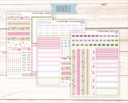 FEBRUARY Daily Duo Sticker Kit for 7x9 Erin Condren Planners. 2026 Collection "Fly" || ECDD