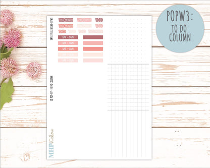 FEBRUARY 2026 Stickers for The Jo, Laurel Denise Planner (Formerly Pop-Up Planner) "Sweet Valentine" || POP
