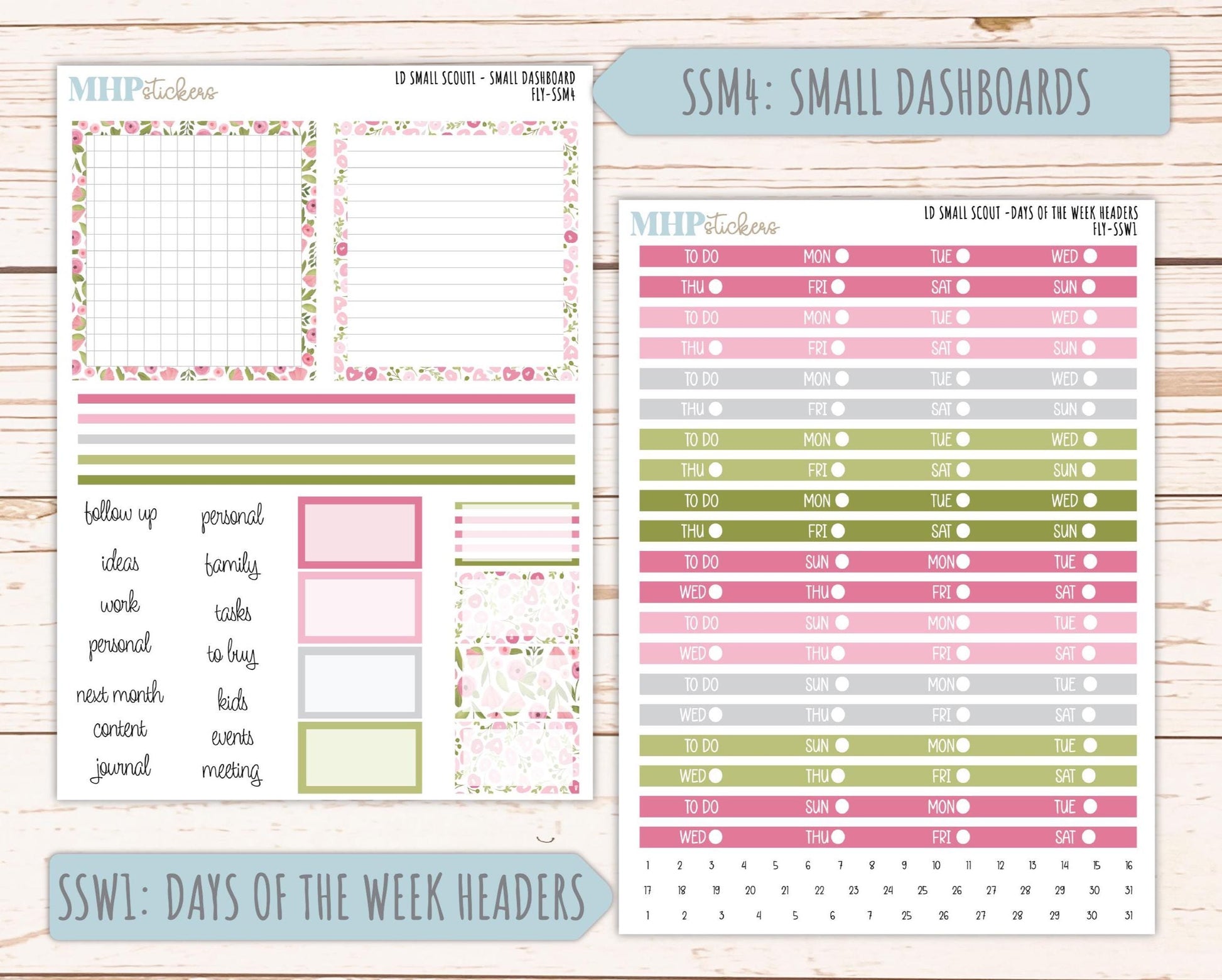 FEBRUARY 2026 Stickers for the Small Scout Planner. For Laurel Denise Planners. "Fly" ||SS