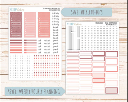 FEBRUARY 2026 Stickers for the Small Scout Planner. For Laurel Denise Planners. "Sweet Valentine" ||SS