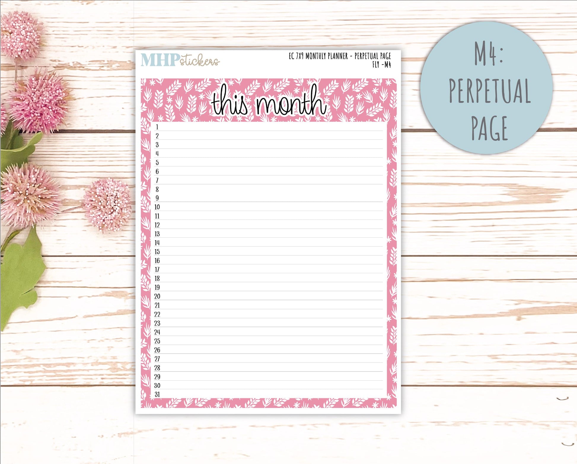 FEBRUARY Monthly Kit for 7x9 Erin Condren Planners. 2026 Collection "Fly" || ECM