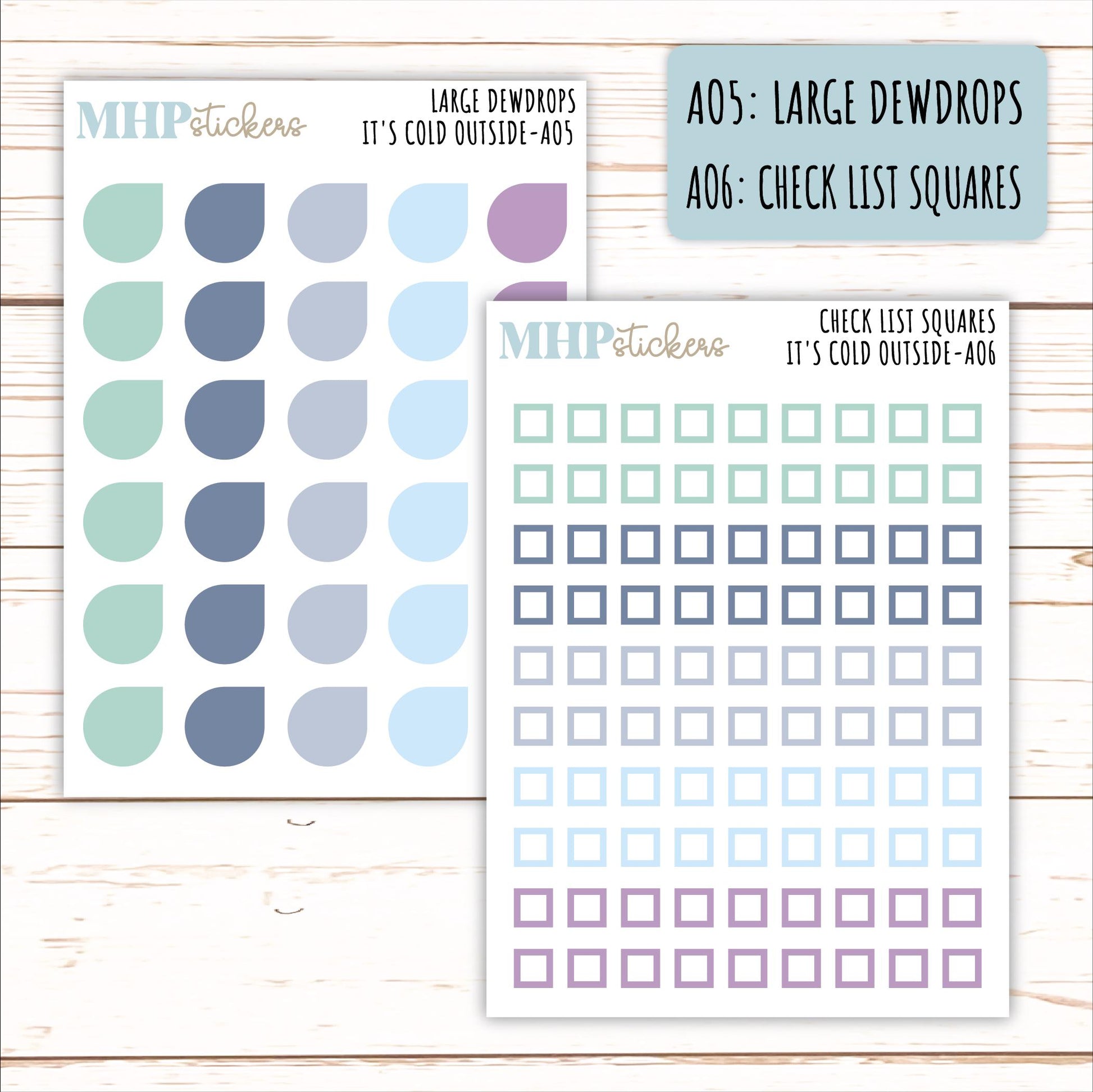 ADD-On's for Monthly Kits "It's Cold Outside" || AO-ICO