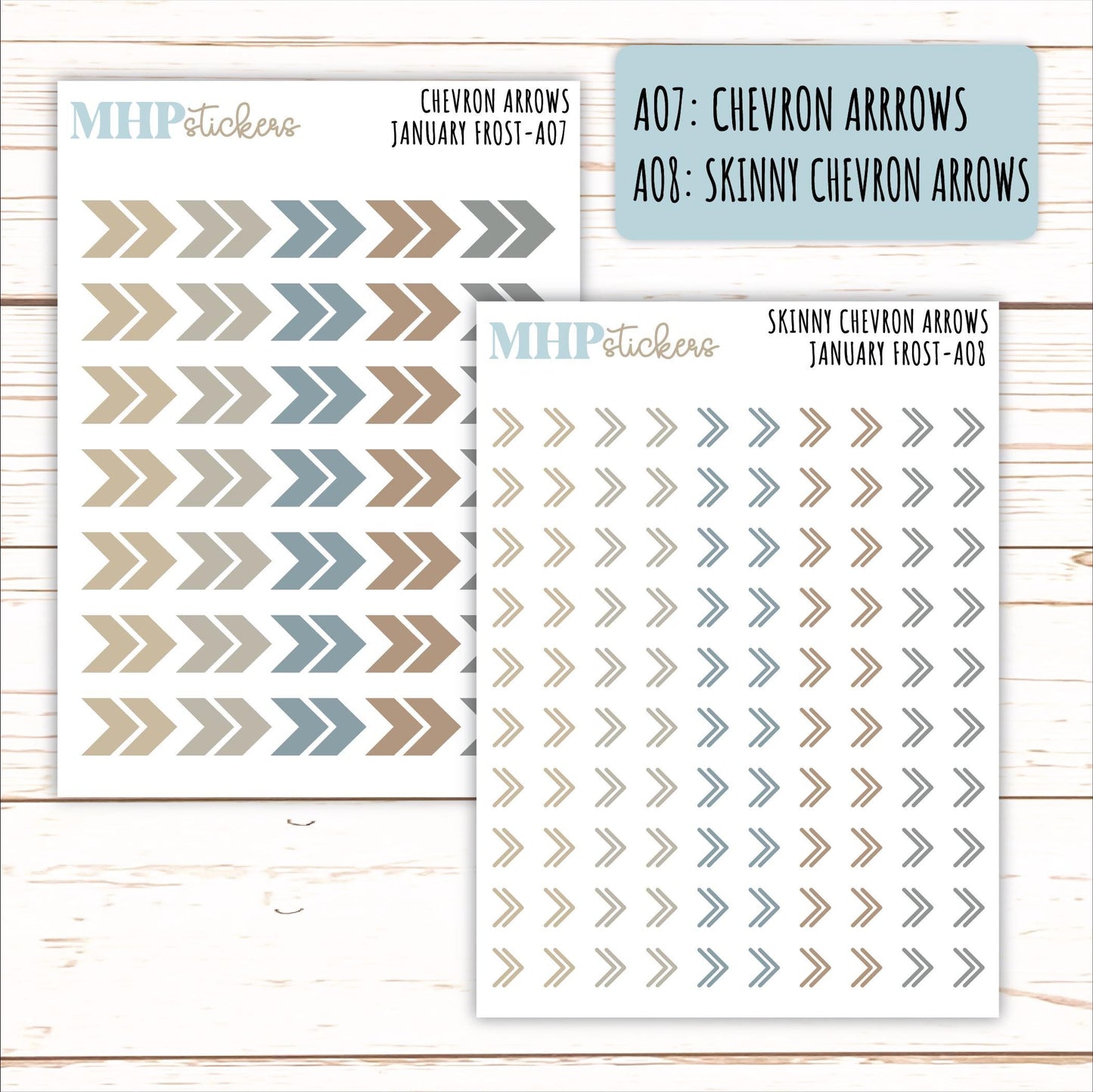 ADD-On's for Monthly Kits "January Frost" || AO-JF