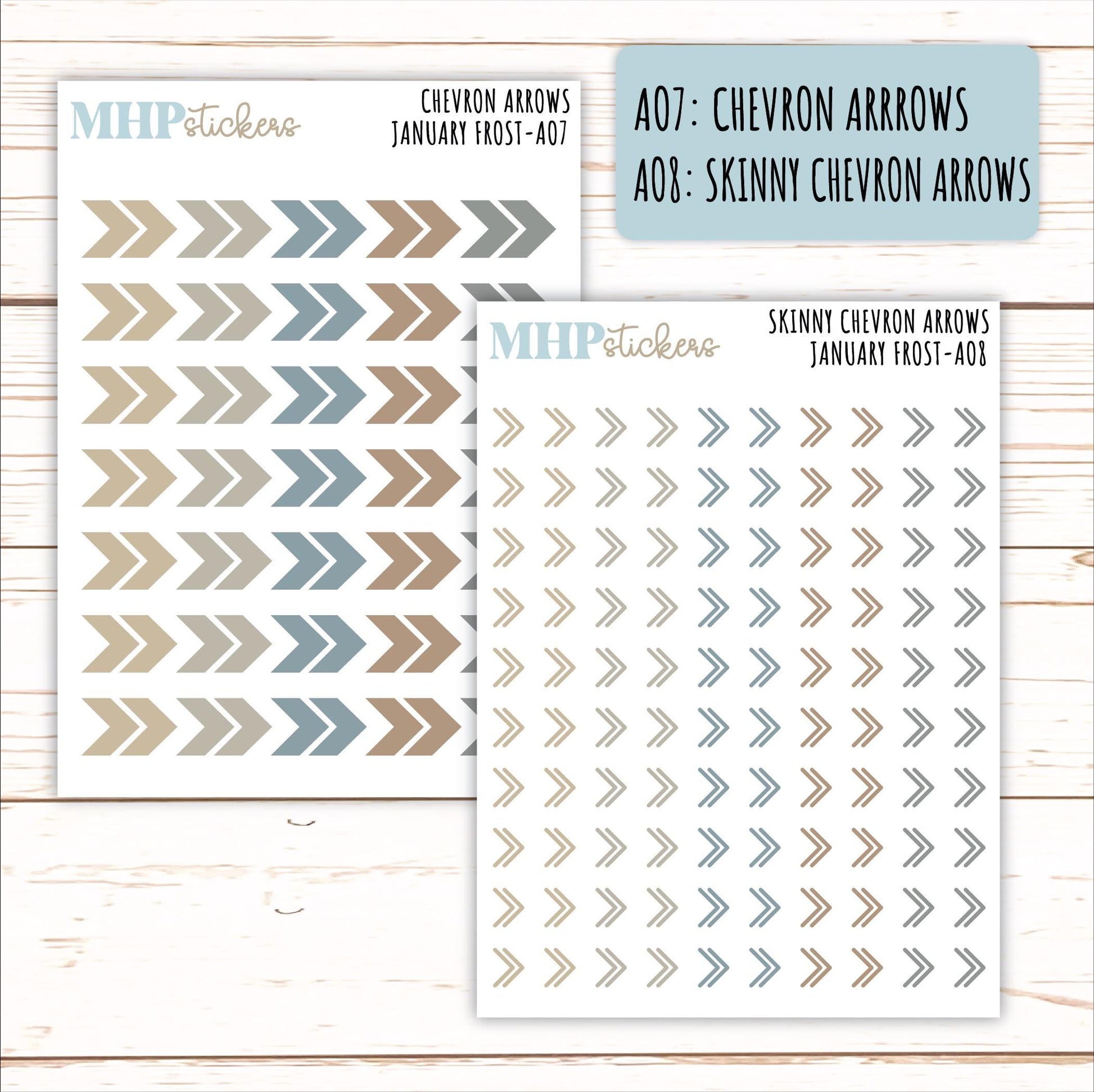 ADD-On's for Monthly Kits "January Frost" || AO-JF