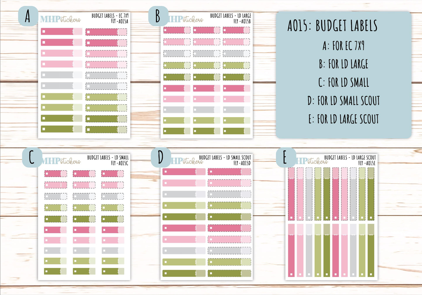 Basic Labels & Habit Trackers. ADD-On's for Monthly Kits "Fly" || AOBL