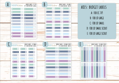 Basic Labels & Habit Trackers. ADD-Ons for Monthly Kits "It's cold Outside" || AOICO