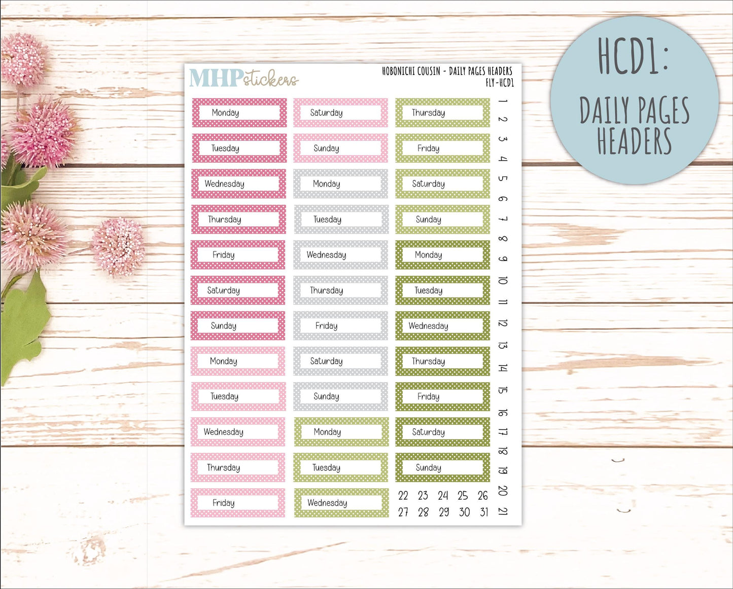 FEBRUARY 2026 Stickers for Hobonichi Cousin. A5 Planners "Fly" || HCFC