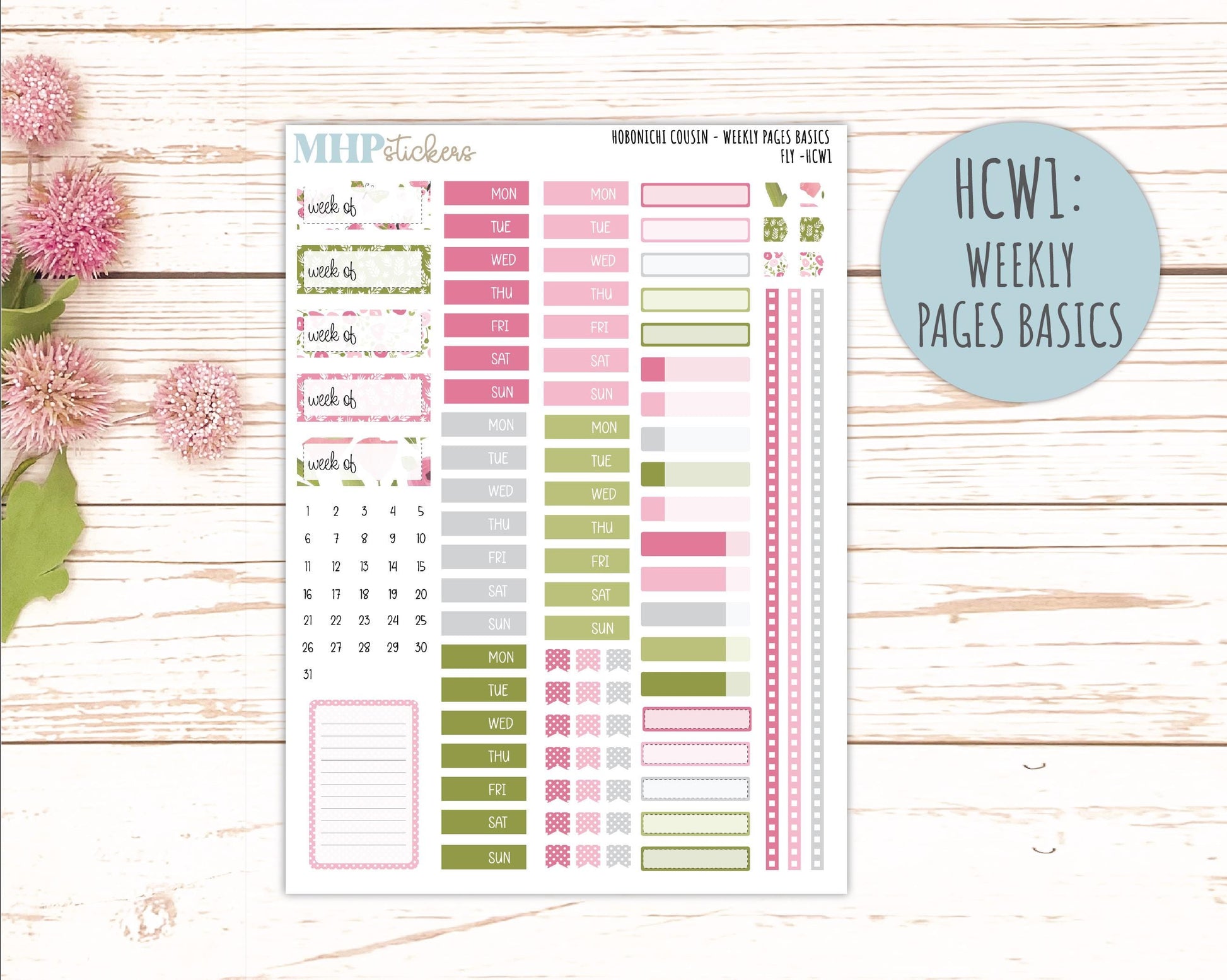 FEBRUARY 2026 Stickers for Hobonichi Cousin. A5 Planners "Fly" || HCFC