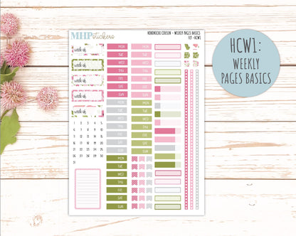 FEBRUARY 2026 Stickers for Hobonichi Cousin. A5 Planners "Fly" || HCFC