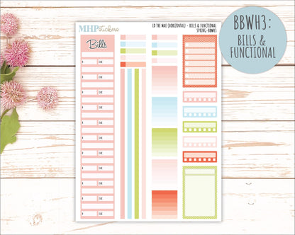 MARCH 2026 Stickers for the Mae & Kristy Laurel Denise Planners (Book Bound Planner) "Spring" || BB