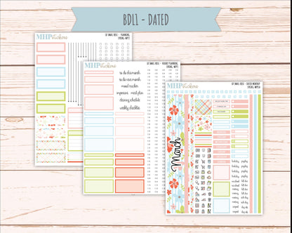 MARCH 2026 Stickers for The Small Rose Laurel Denise Planner (Formerly Mini Project Planner) "Spring" || MPP