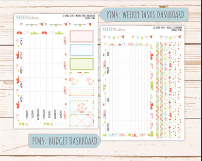 MARCH 2026 Stickers for the Large Scout Planner (formerly Portrait Planner). For Laurel Denise Planners "Spring" ||PT
