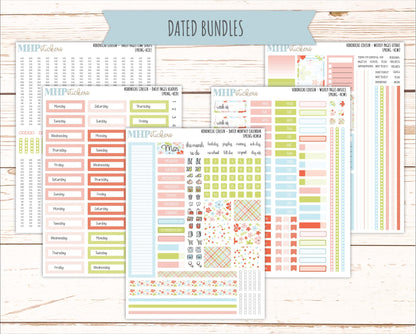 MARCH 2026 Stickers for Hobonichi Cousin. A5 Planners "Spring" || HC