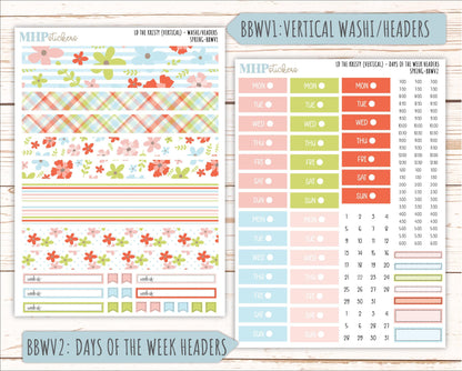MARCH 2026 Stickers for the Mae & Kristy Laurel Denise Planners (Book Bound Planner) "Spring" || BB
