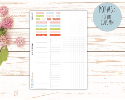 MARCH 2026 Stickers for The Jo, Laurel Denise Planner (Formerly Pop-Up Planner) "Spring" || POP